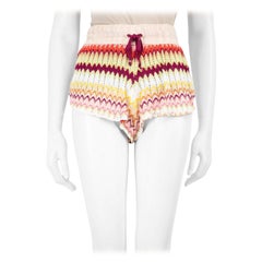 Missoni Mare Micro short en tricot à motifs Taille S