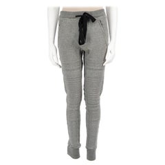 3.1 Phillip Lim Pantalon de jogging matelassé à cordon de serrage gris Taille XS