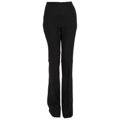 Balenciaga Black Wool Slim Leg Trousers Size M
