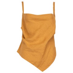 NANUSHKA Yellow Bandana Style Top Size M