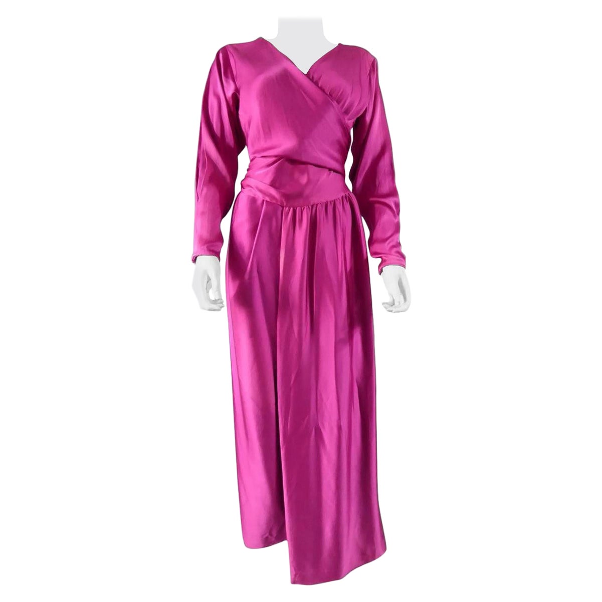 A Lanvin Couture Evening Dress or Négligé Numbered 18073 - France Circa 1990