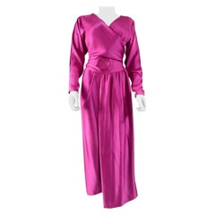 Un abito da sera Lanvin Couture o Négligé numerato 18073 - Francia Circa 1990