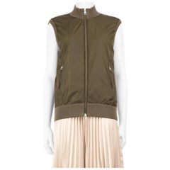 Moncler Gilet con zip integrale taglia L.