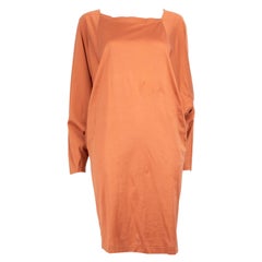 Issey Miyake Brown Knee Length Batwing Dress Size M
