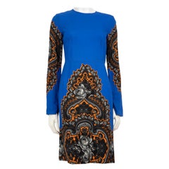 Stella McCartney Vestido Floral Abstracto Azul Talla S