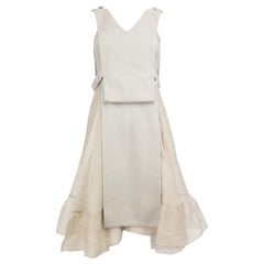 Christopher Kane - Vestito midi a strati con scollo a V - taglia S.I.V.A.