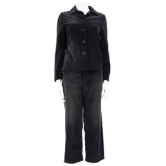 Dior Navy Corduroy Jacket & Trousers Set Size XS