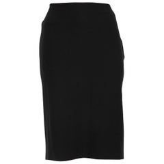 Alexander McQueen Jupe crayon longueur genoux noire Taille XS