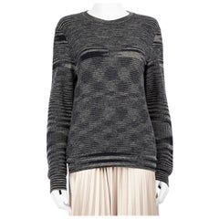 Missoni Grey Wool Knitted Jumper Size XXL