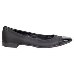 Prada Prada Sport Black Cap Toe Ballet Flats Size IT 36