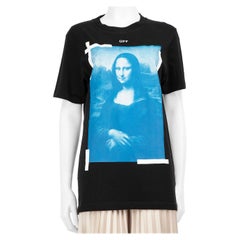 Off-White Black Mona Lisa Print Top Size S