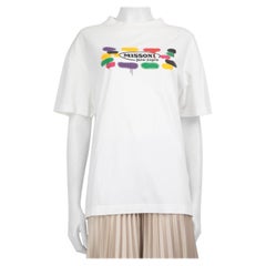 Missoni Missoni x Palm Angels Weißes Sprühfarben-Top Größe M