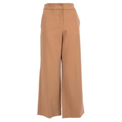 Max Mara 'S Max Mara Pantalones rectos marrones Talla S
