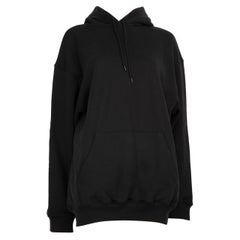 Balenciaga Black Logo Oversized Hoodie Size S