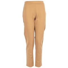 Max Mara Pantalones marrones Slim Fit High Rise Talla L