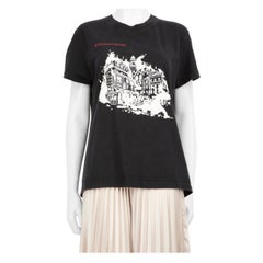 Off-White Black "Do You Have a Table Tho?" T-Shirt Size S