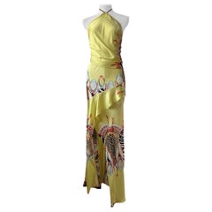 Roberto Cavalli Yellow Silk Cheetah Print Ensemble, Spring/Summer 2004