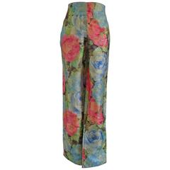 Oui D'accord light blu flower Pants 8