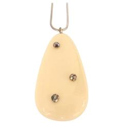 Philippe Ferrandis Studded Bone Necklace New Old Stock 1990s Never worn 4