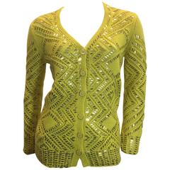 Oscar De La Renta NWT Beaded Sweater 6