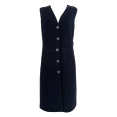Chanel New CC Gripoix Buttons Tweed Dress 46 FR