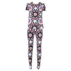 Chanel Dubai CC Logo Mosaic Relaxed Suit 36 FR