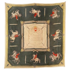 The Maneige Royal von Antoine de Pluvinel Seidenschal