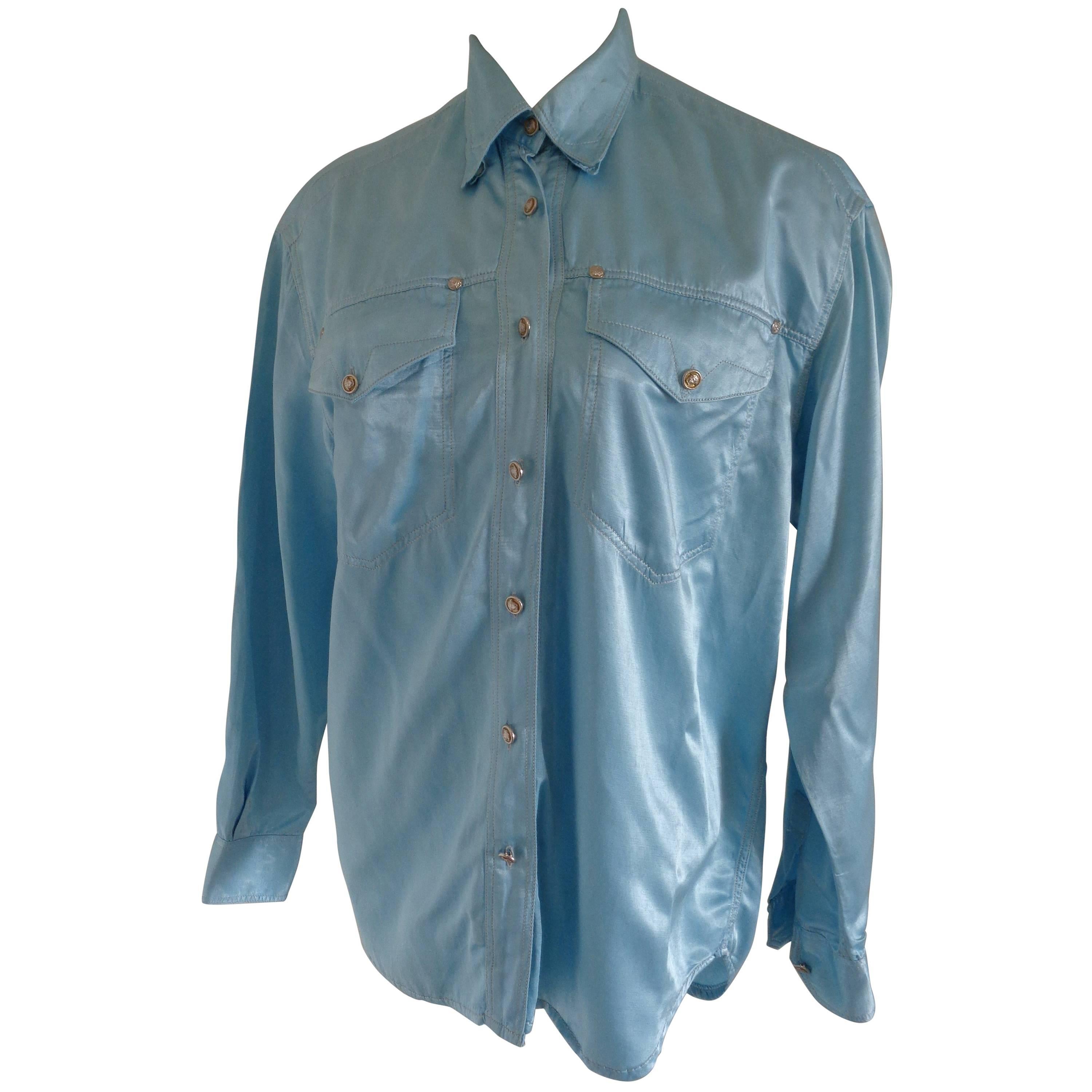 Versace Jeans Couture Light Blu Shirt