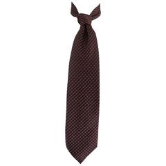 Gucci bordeaux beije silk tie