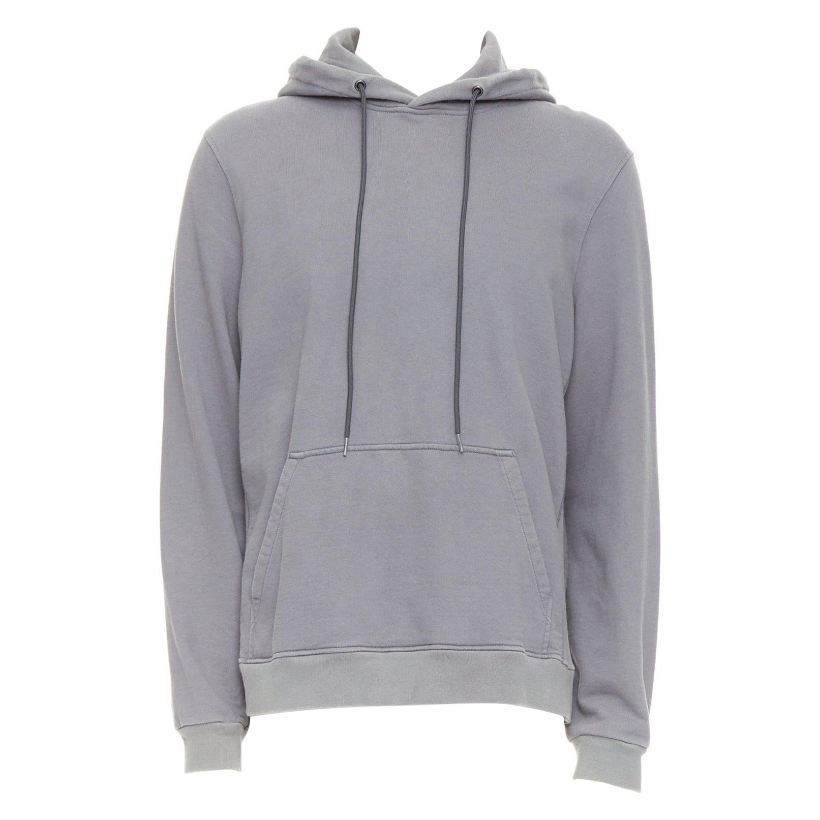 PRADA 2018 Line Rossa grey cotton red sports logo hoodie L For Sale