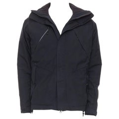 GOLDWIN black goretex padded logo zip pockets ski jacket M