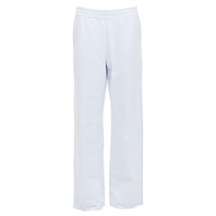 Pantalon de survêtement en coton à coutures contrastées bleu clair de ACNE STUDIOS M