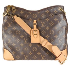 Louis Vuitton Monogram in tela naturale Odeon MM