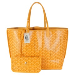 Goyard Lienzo Goyardine Amarillo Reversible Anjou PM