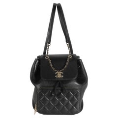 Chanel Zaino trapuntato nero Business Affinity