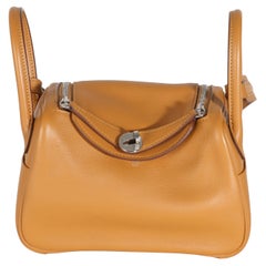 Hermès Sesam Limette Swift Verso Mini Lindy 20 PHW