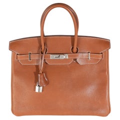 Hermès Fauve Barenia Faubourg Birkin 35 PHW
