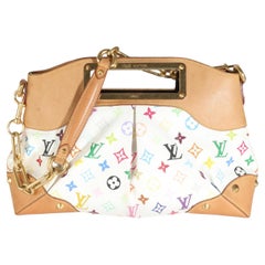 Louis Vuitton Tela bianca multicolore Judy MM