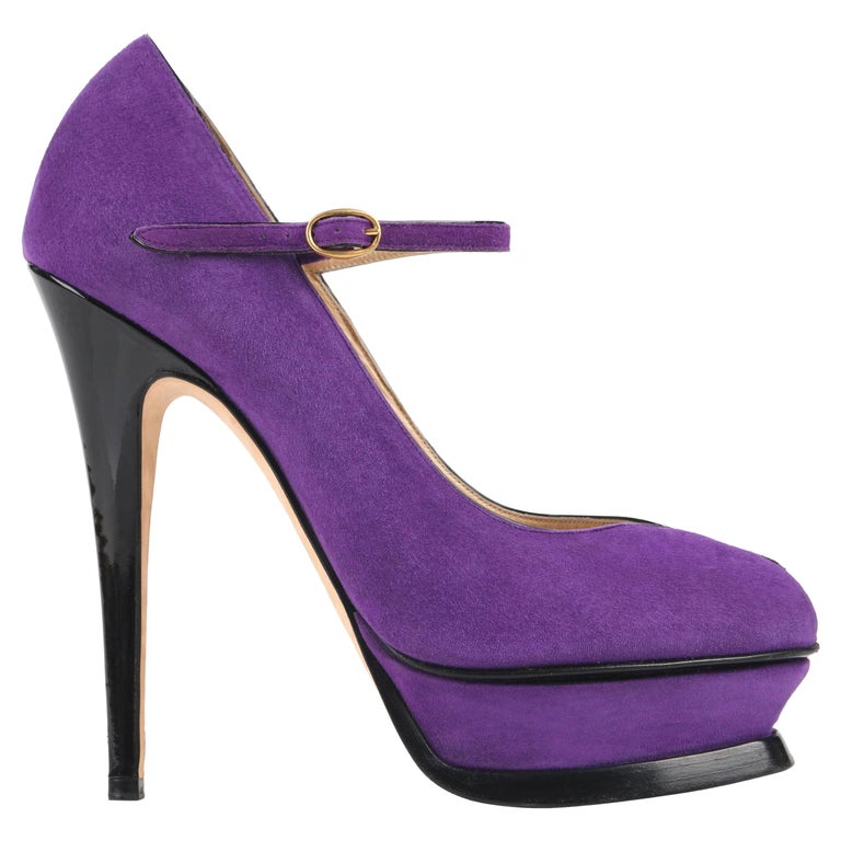 Italian Purple Shoe - 127 For Sale on 1stDibs