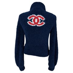 Chanel New CС Teddy Bomber Jacket 34 FR