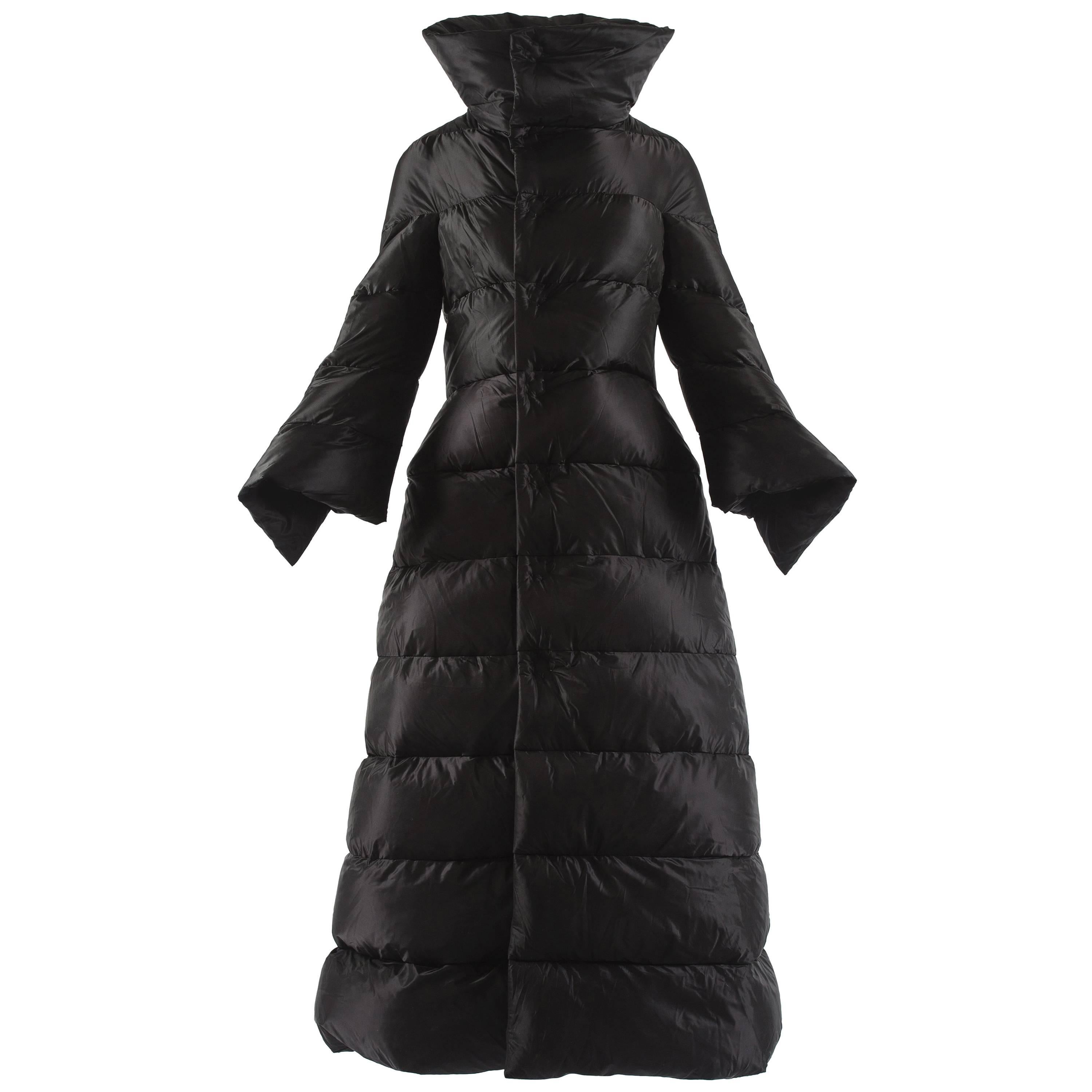 Junya Watanabe Autumn-Winter 2009 black puffer duvet coat dress