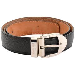 Louis Vuitton Silver Black Belt – SNEAKS.FREAKS