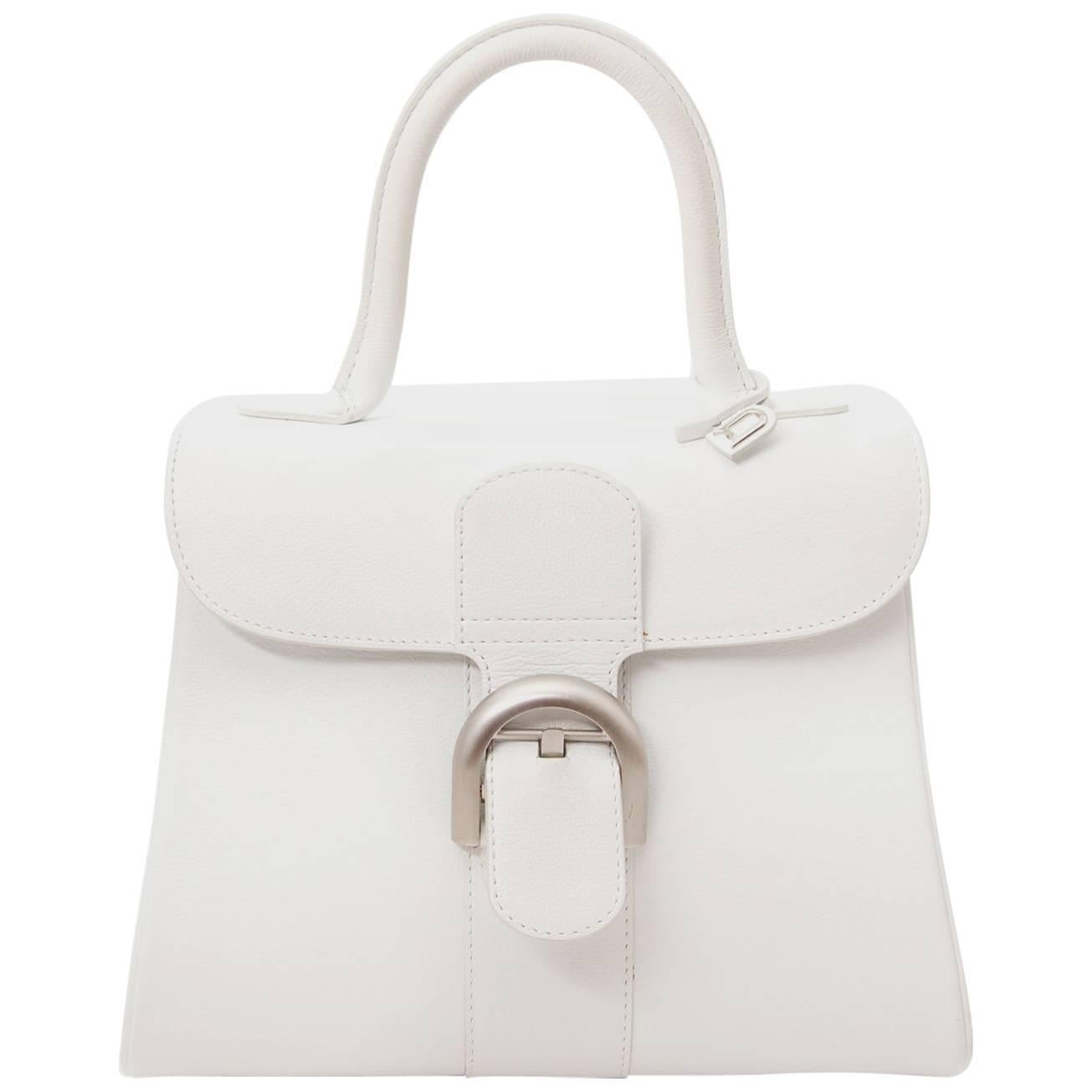Delvaux Brillant PM White + Strap at 1stDibs | delvaux white bag ...