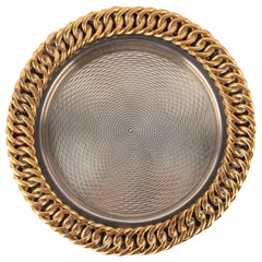 Hermès Silvery Metal Ashtray / Cup