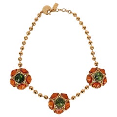 Yves Saint Laurent Golden Metal Necklace