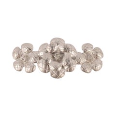 Chanel Silvery Metal Hair Clip, 1998