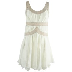 Nina Ricci Ivory Cotton and Lace Slip Dress - 6 - Spring 2006 Collection