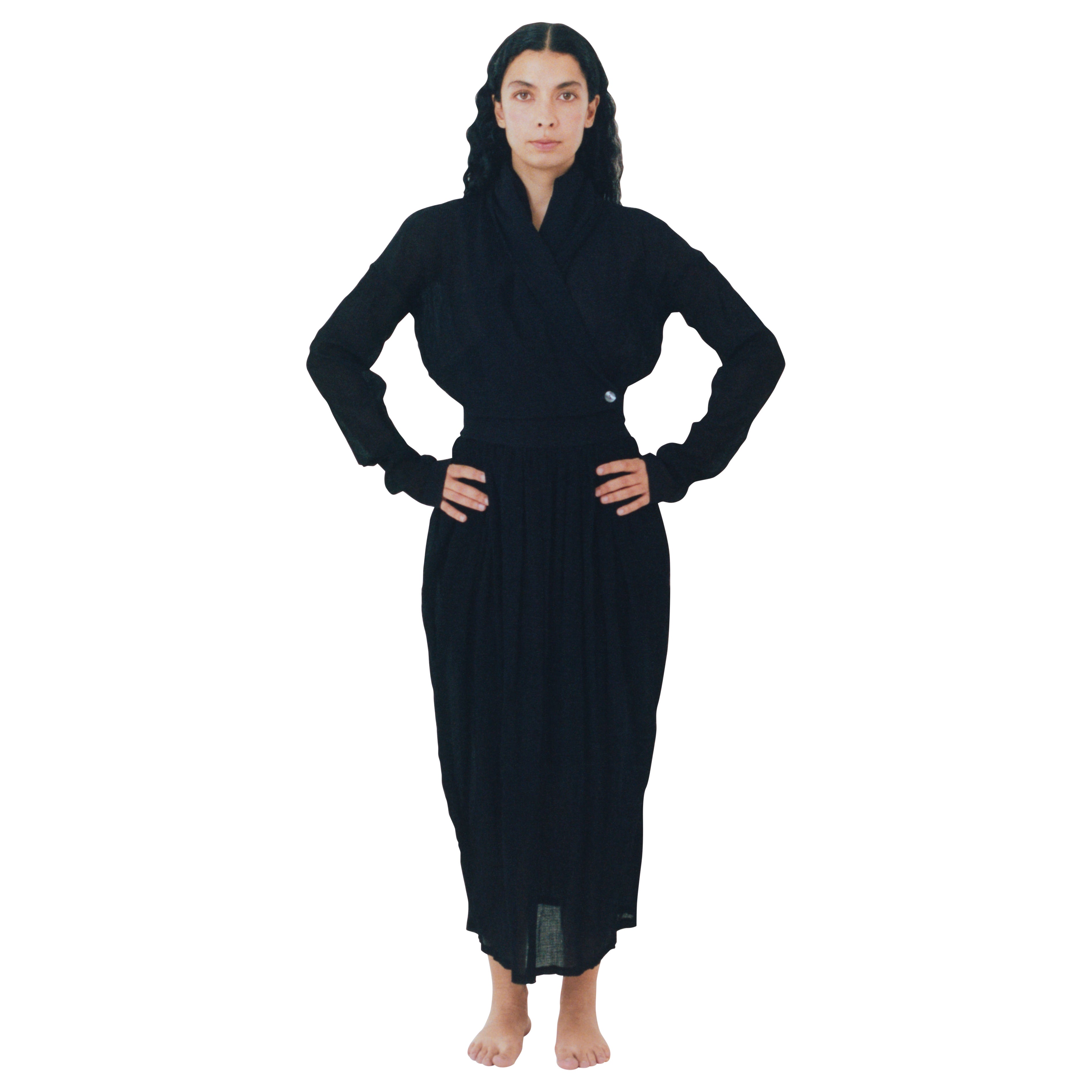 F/S 1987 Romeo Gigli plissiertes Ensemble im Angebot