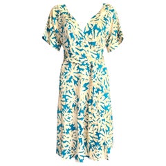 NEW DVF Diane von Furstenberg Signature Silk Wrap Dress 10