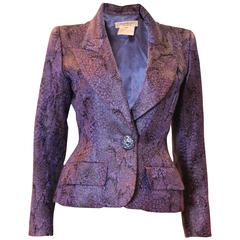 1970s Lilac and Black Jacket
